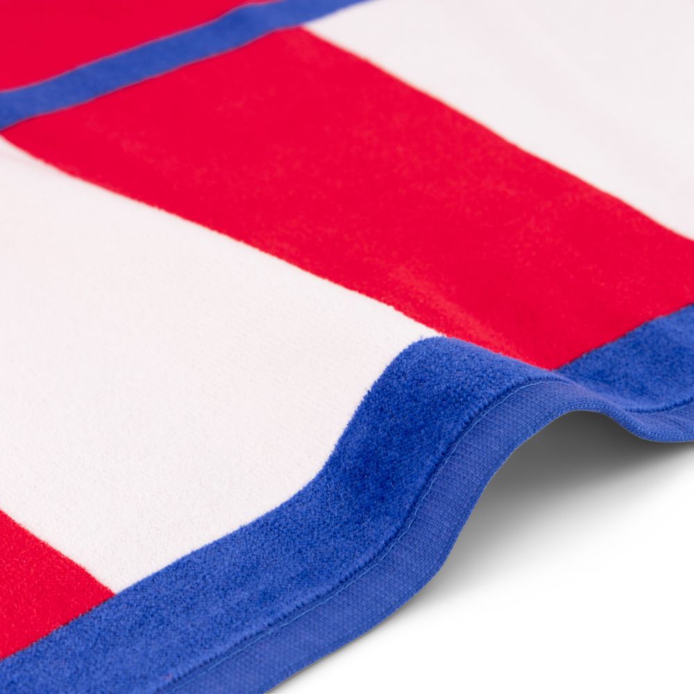 Red Crest Beach Towel image number null